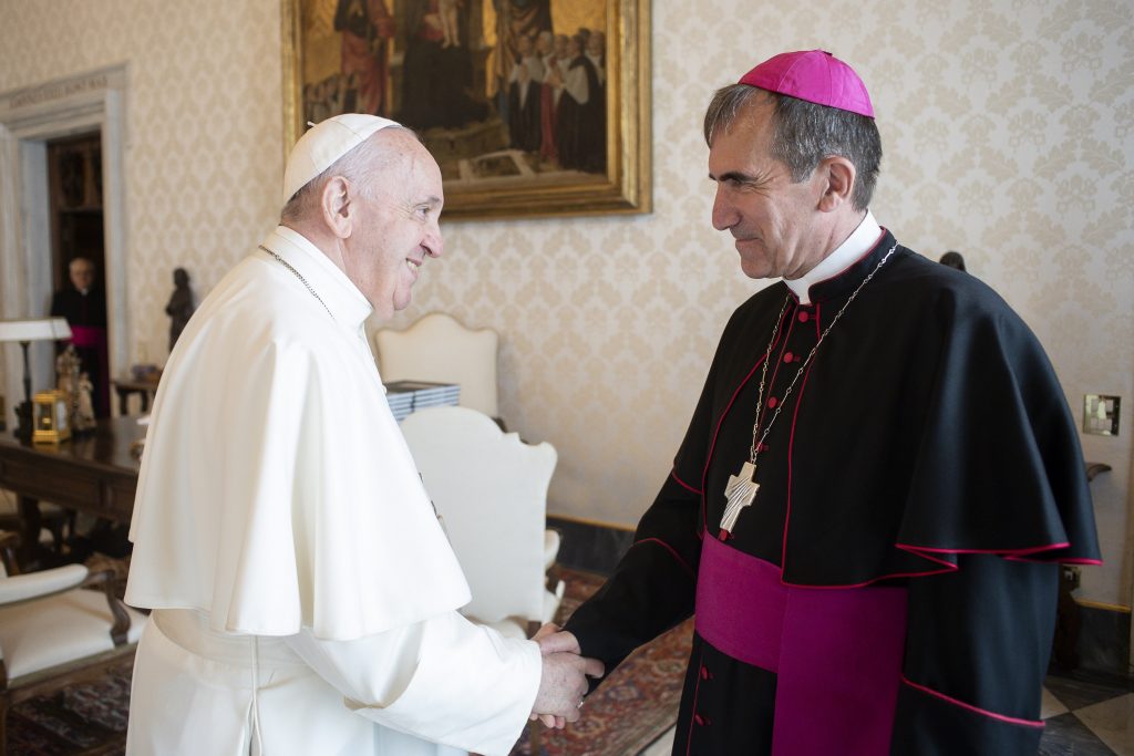 Visite de Mgr Pansard au Vatican sept 2021