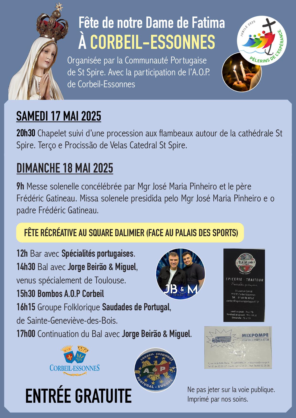 Affiche fatima 2025